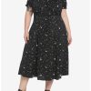 Dresses * | Null Ditsy Celestial Midi Dress Plus Size