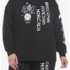 Hoodies And Sweatshirts * | Hunivers Her Universe Disney The Haunted Mansion Madame Leota Crop Sweatshirt Plus Size