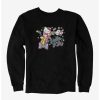 Sweaters And Cardigans * | Null Hello Kitty Sugar Rush Candy Rainbow Sweatshirt