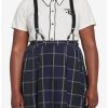 Bottoms * | Hunivers Harry Potter Ravenclaw Pleated Suspender Skirt Plus Size