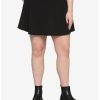 Bottoms * | Hunivers Black Skirt Plus Size