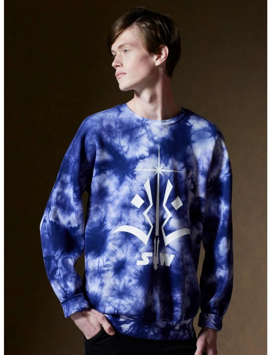 Sweaters And Cardigans * | Ourunvrs Our Universe Star Wars Logo Tie-Dye Sweatshirt