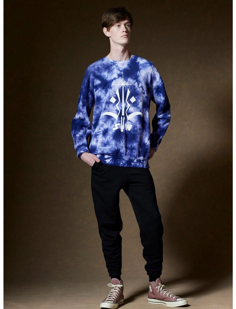 Sweaters And Cardigans * | Ourunvrs Our Universe Star Wars Logo Tie-Dye Sweatshirt