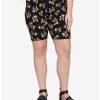 Bottoms * | Hunivers Disney Mickey Mouse Poses Bike Shorts Plus Size