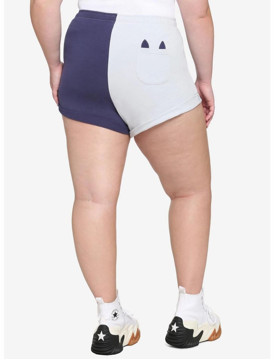 Bottoms * | Hunivers Pretty Guardian Sailor Moon Luna & Artemis Split Shorts Plus Size