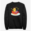 Sweaters And Cardigans * | Null Pokemon Pikachu Christmas Ride Sweatshirt