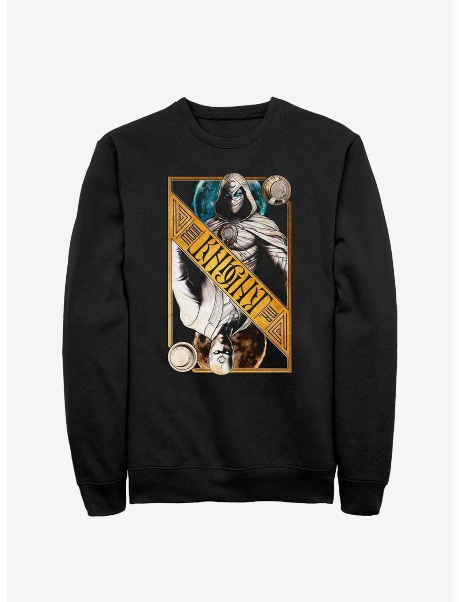 Sweaters And Cardigans * | Null Marvel Moon Knight Dual Card Sweatshirt