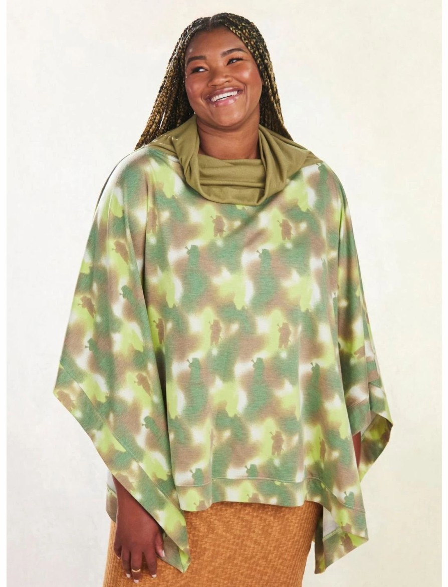 Sweaters And Cardigans * | Hunivers Her Universe Star Wars Leia Endor Skirt Poncho Plus Size