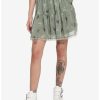 Dresses * | Hunivers Her Universe Disney Tinker Bell Silhouette Poses Flounce Skirt