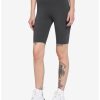 Bottoms * | Hunivers Charcoal Grey 9 Inch Inseam Bike Shorts