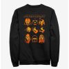 Sweaters And Cardigans * | Null Star Wars Halloween Heads Sweatshirt