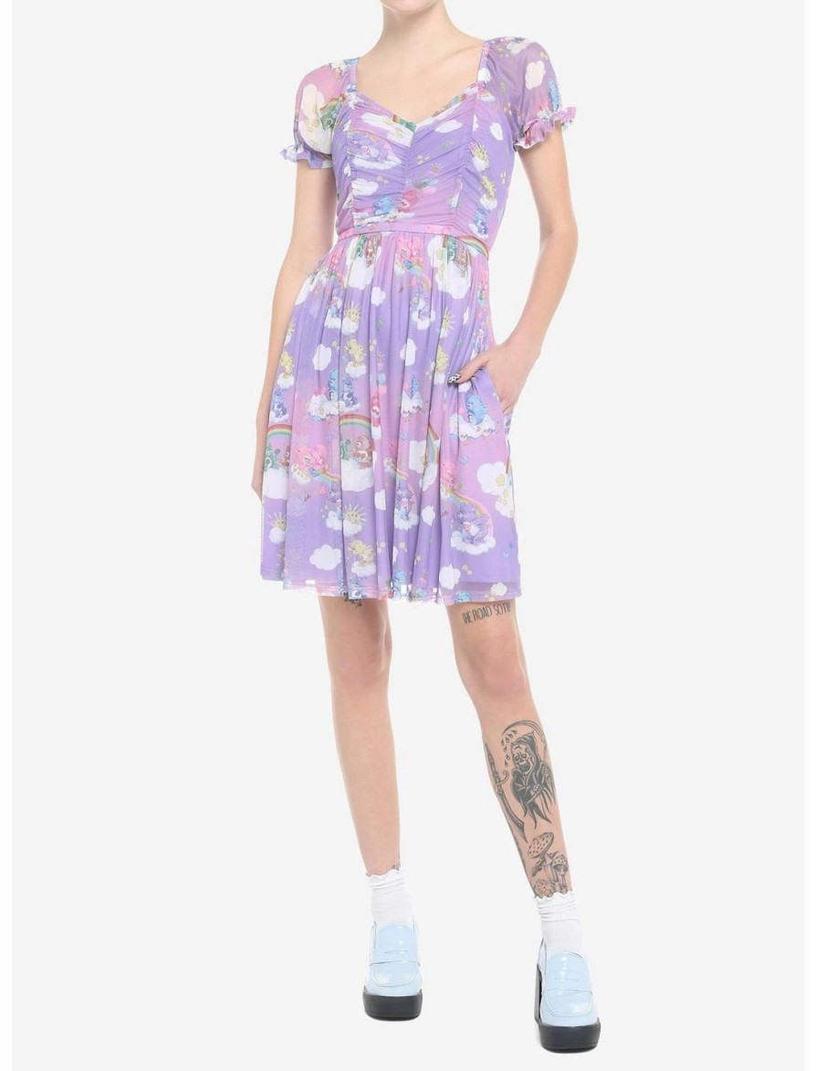 Dresses * | Hunivers Care Bears Characters In The Clouds Dress