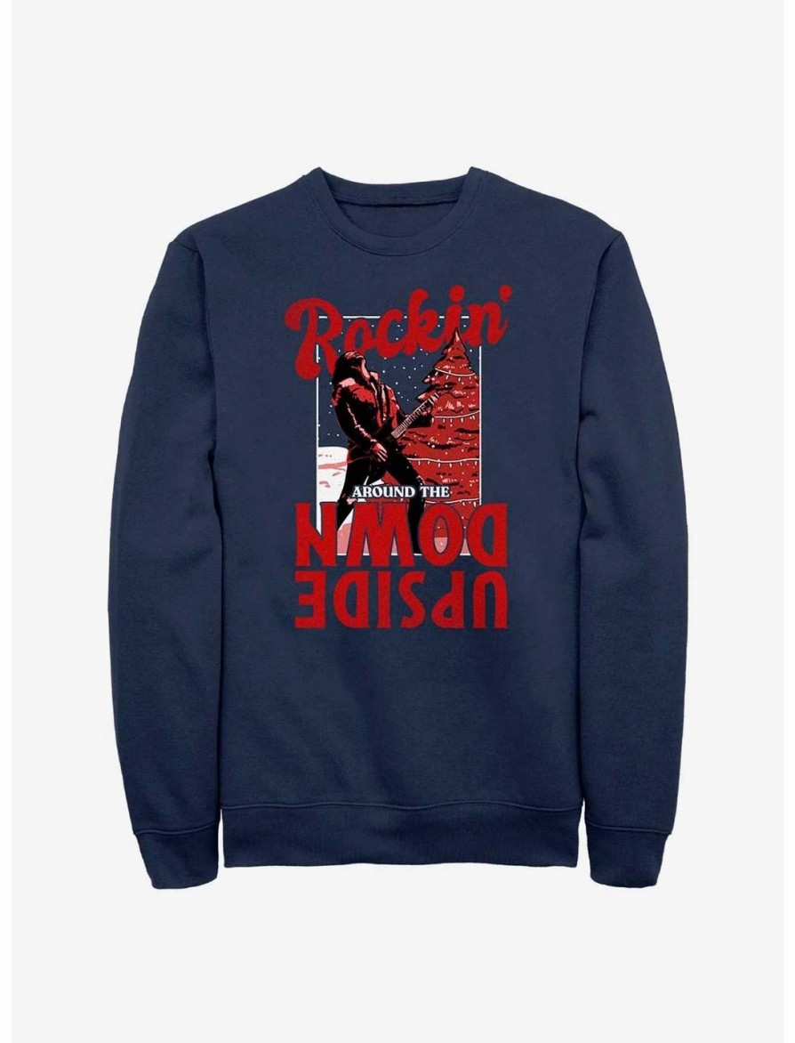 Sweaters And Cardigans * | Null Stranger Things Holiday Rockin' Around Eddie Munson Sweatshirt