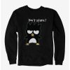 Sweaters And Cardigans * | Null Badtz Maru Don?T Stare Sweatshirt