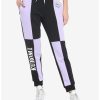 Bottoms * | Hunivers Kuromi Fortune Teller Color-Block Sweatpants