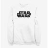 Sweaters And Cardigans * | Null Star Wars Simple Logo Sweatshirt