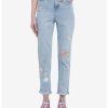 Bottoms * | Hunivers Disney Cinderella Friends Mom Jeans