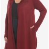 Sweaters And Cardigans * | Hunivers Her Universe Marvel Wandavision Scarlet Witch Hooded Cardigan Plus Size