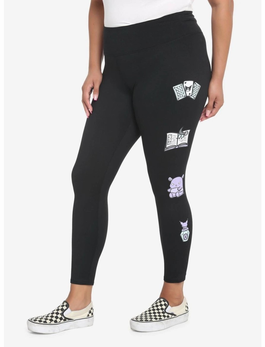 Bottoms * | Hunivers Kuromi Fortune Teller Leggings Plus Size