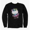 Sweaters And Cardigans * | Null Hello Kitty Spray Can Back Sweatshirt