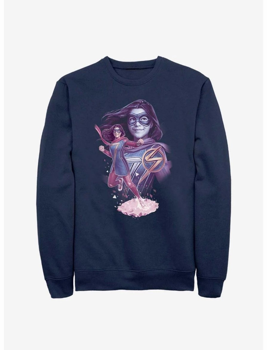 Sweaters And Cardigans * | Null Marvel Ms. Marvel House Of Mirrors Sweatshirt