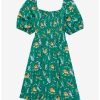 Dresses * | Hunivers Her Universe Disney Lady And The Tramp Floral Allover Print Smock Dress