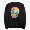 Sweaters And Cardigans * | Null Stranger Things Retro Sun Logo Sweatshirt