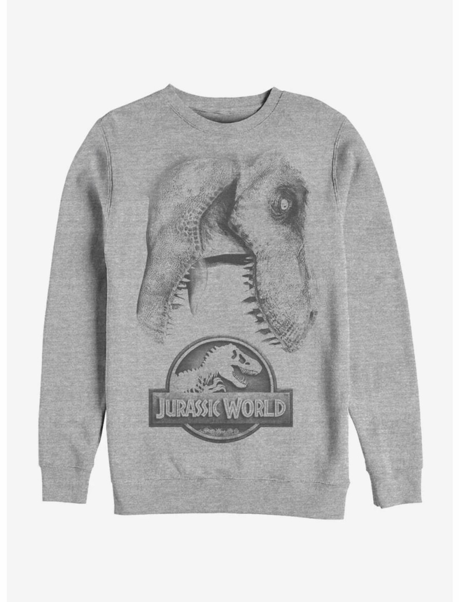 Sweaters And Cardigans * | Null Jurassic World Large Rex Sweatshirt