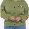 Sweaters And Cardigans * | Hunivers Disney Chip 'N' Dale Collar Cardigan Plus Size