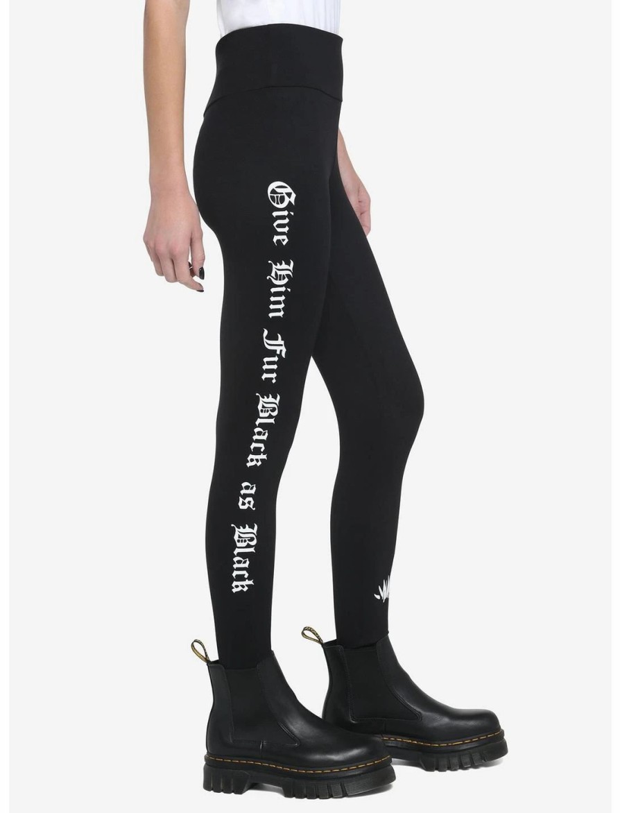 Bottoms * | Hunivers Her Universe Disney Hocus Pocus Binx Tombstone Leggings