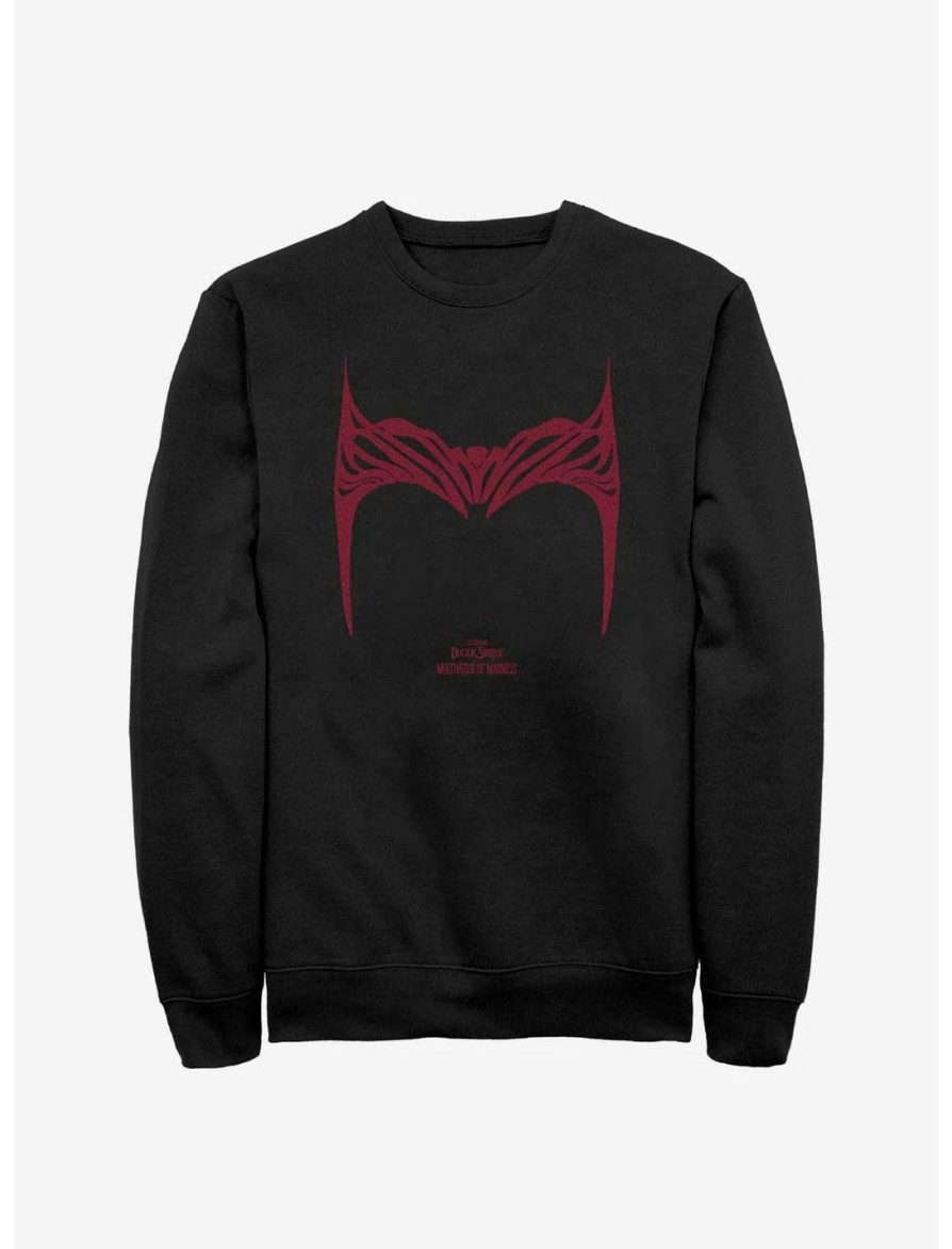 Sweaters And Cardigans * | Null Marvel Doctor Strange In The Multiverse Of Madness Scarlet Witch Helm Sweatshirt