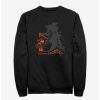 Sweaters And Cardigans * | Null Disney Minnie Mouse Feeling Spooky Shadow Sweatshirt