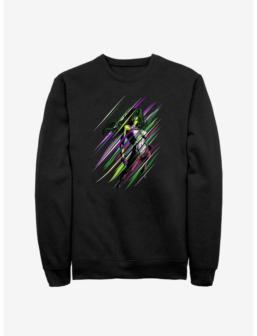 Sweaters And Cardigans * | Null Marvel She-Hulk Sensational Sweatshirt