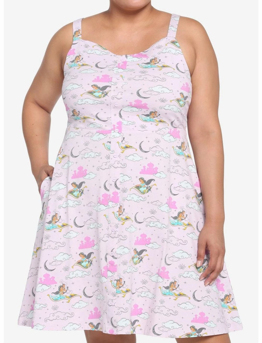 Dresses * | Hunivers Her Universe Disney Aladdin Carpet Ride Dress Plus Size