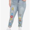 Bottoms * | Hunivers Keroppi Name Mom Jeans Plus Size