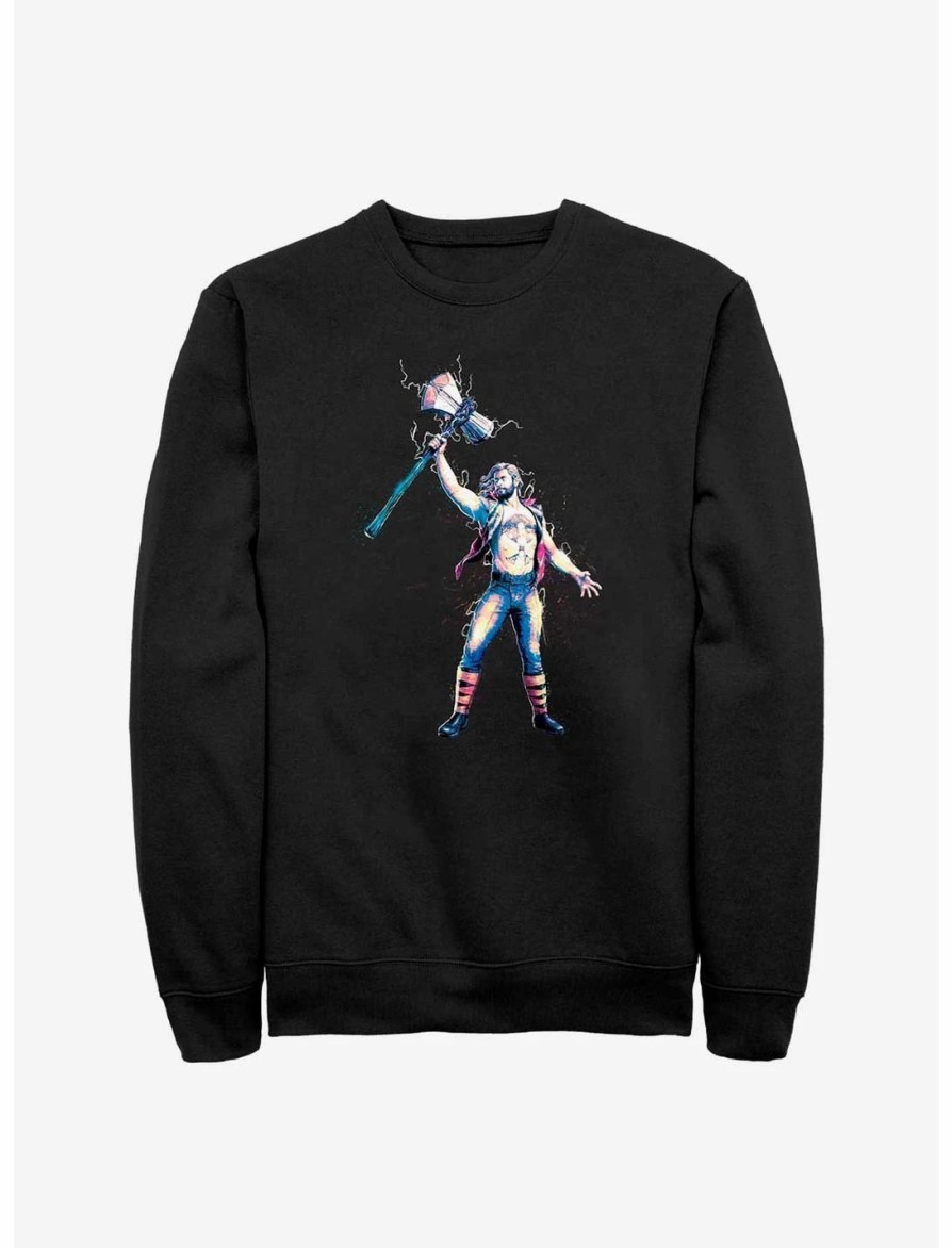 Sweaters And Cardigans * | Null Marvel Thor: Love And Thunder Stormbreaker Salute Sweatshirt