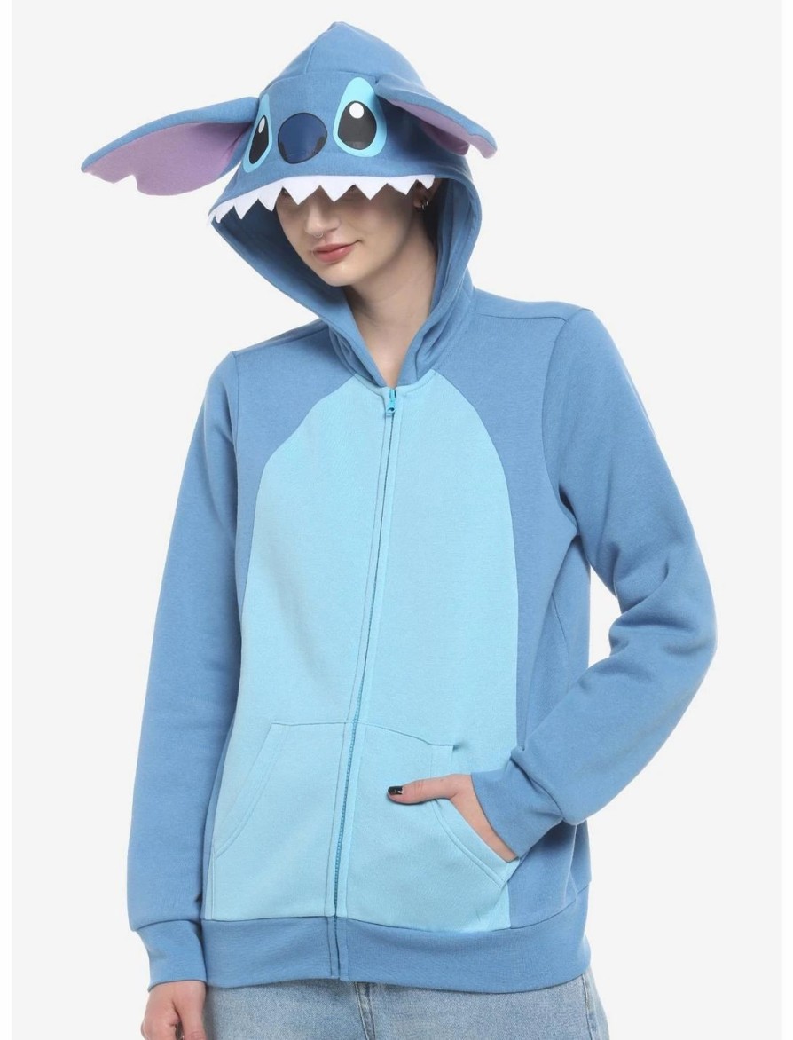 Hoodies And Sweatshirts * | Hunivers Disney Lilo & Stich Ears Hoodie