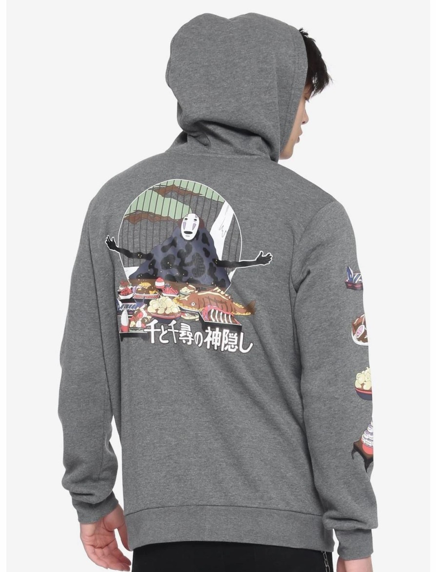 Sweaters And Cardigans * | Ourunvrs Studio Ghibli Spirited Away No-Face Food Hoodie