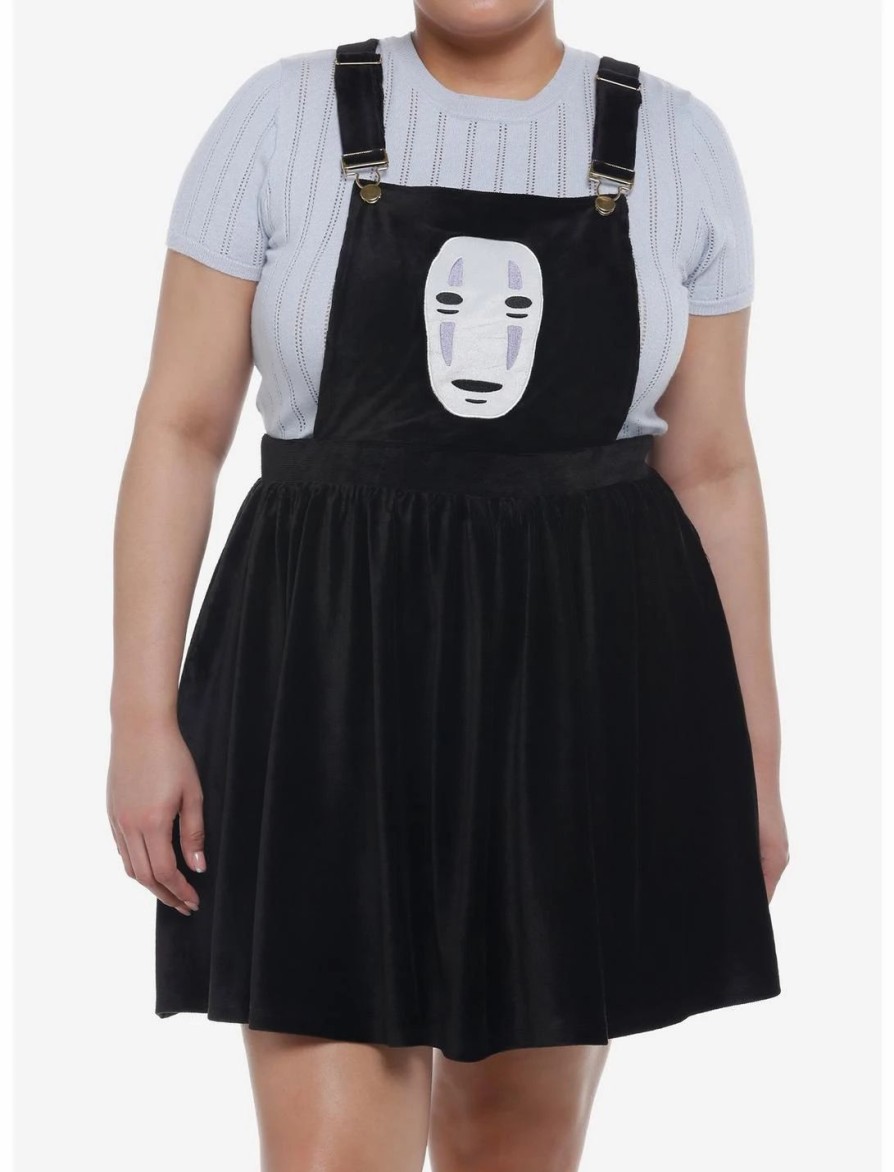 Dresses * | Hunivers Her Universe Studio Ghibli Spirited Away No-Face Velvet Skirtall Plus Size