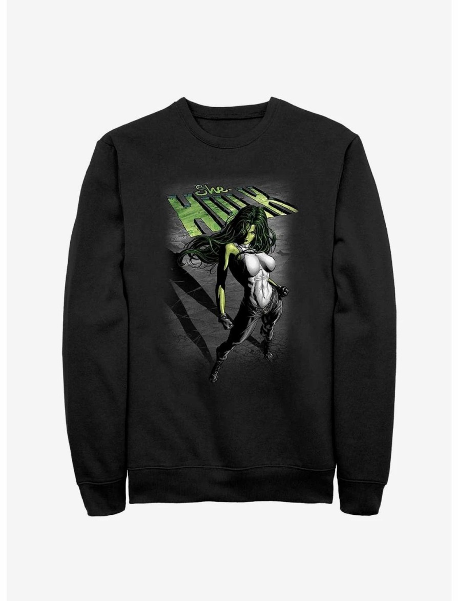 Sweaters And Cardigans * | Null Marvel She-Hulk Incredible Sweatshirt