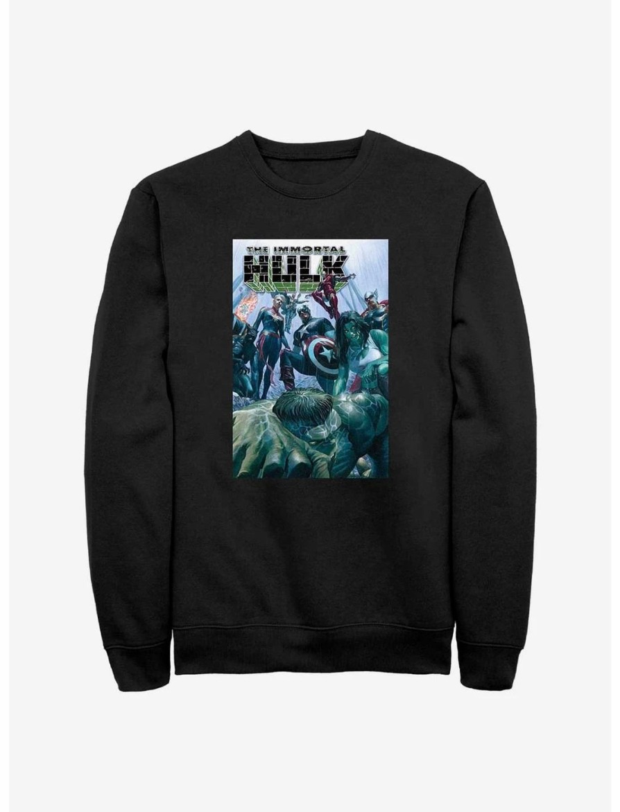 Sweaters And Cardigans * | Null Marvel She-Hulk Immortal Hulk Comic Sweatshirt