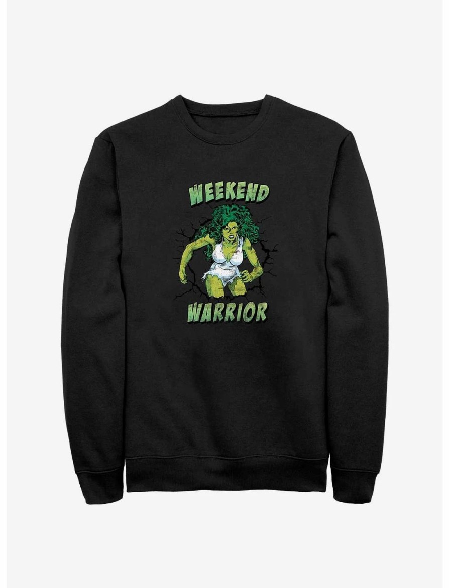 Sweaters And Cardigans * | Null Marvel She-Hulk Weekend Warrior Sweatshirt