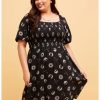 Dresses * | Hunivers Her Universe Star Wars Icons Smocked Dress Plus Size