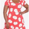 Dresses * | Hunivers Disney Lilo & Stitch Skater Dress Plus Size