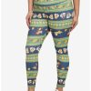 Bottoms * | Hunivers Disney Chip 'N Dale Fair Isle Leggings Plus Size