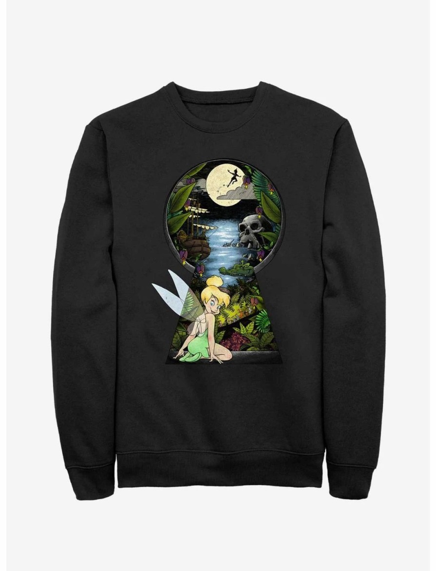 Sweaters And Cardigans * | Null Disney Tinker Bell Keyhole Sweatshirt