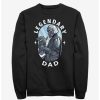 Sweaters And Cardigans * | Null Star Wars The Mandalorian Legendary Dad Sweatshirt