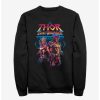 Sweaters And Cardigans * | Null Marvel Thor: Love And Thunder Grunge Duo Sweatshirt