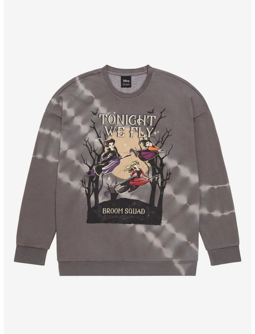 Sweaters And Cardigans * | Ourunvrs Our Universe Disney Hocus Pocus Sanderson Sisters Broom Squad Sweatshirt