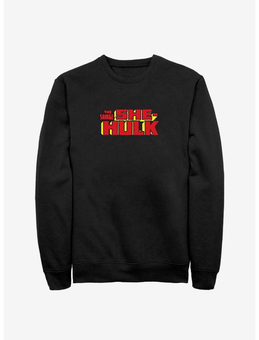 Sweaters And Cardigans * | Null Marvel She-Hulk Logo Sweatshirt